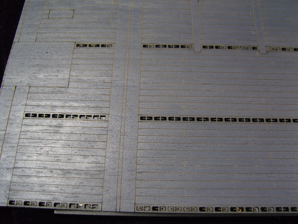 AB30001 Деревянная палуба для USS Aircraft carrier Flight deck A