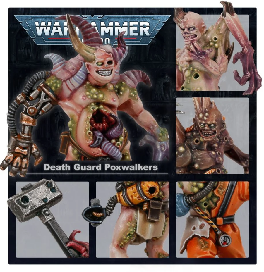 43-76GW Набор Гвардия Смерти. Чумоходцы (Death Guard Poxwalkers)