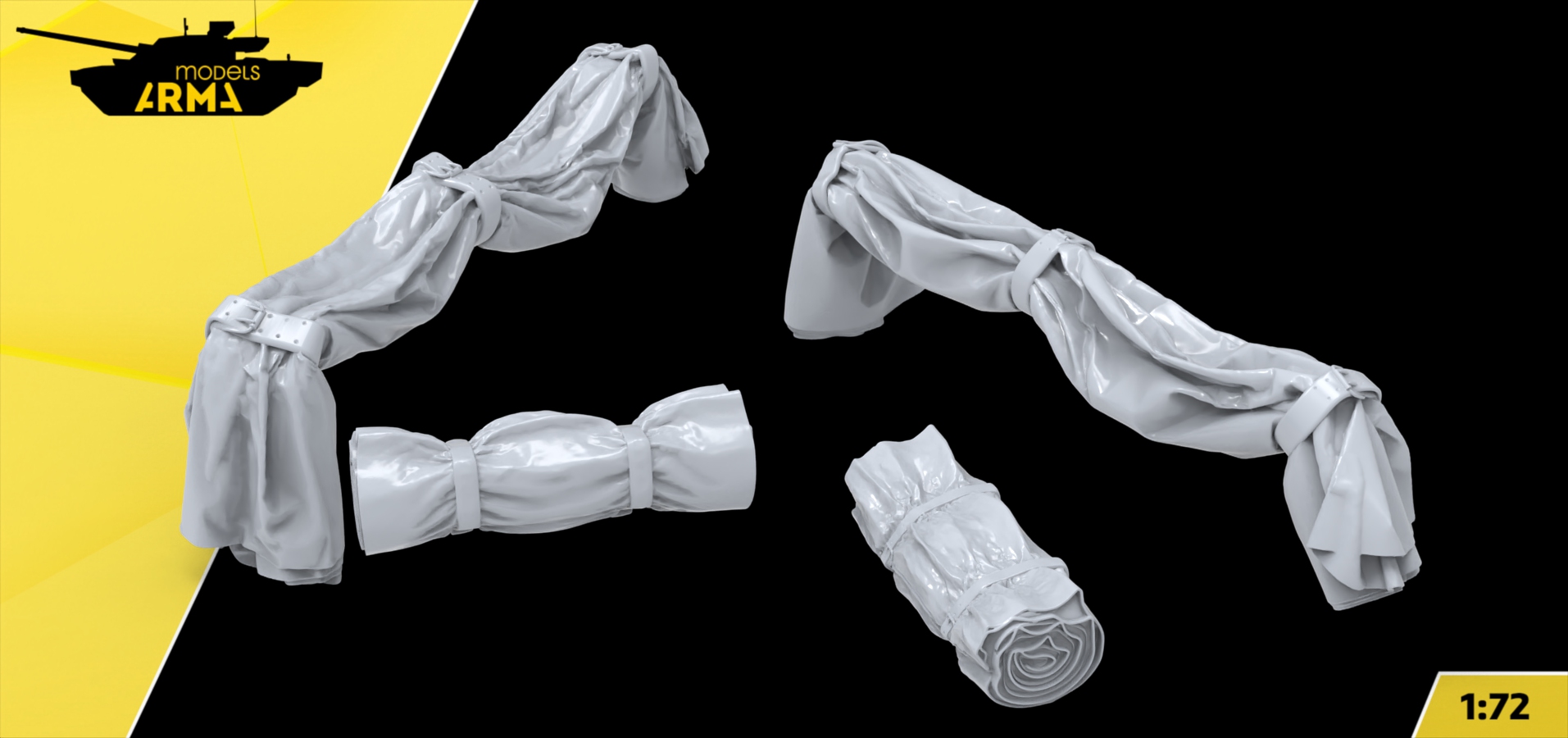 AM72645 Миниатюра Набор скаток на башню Т-62 Arma Models