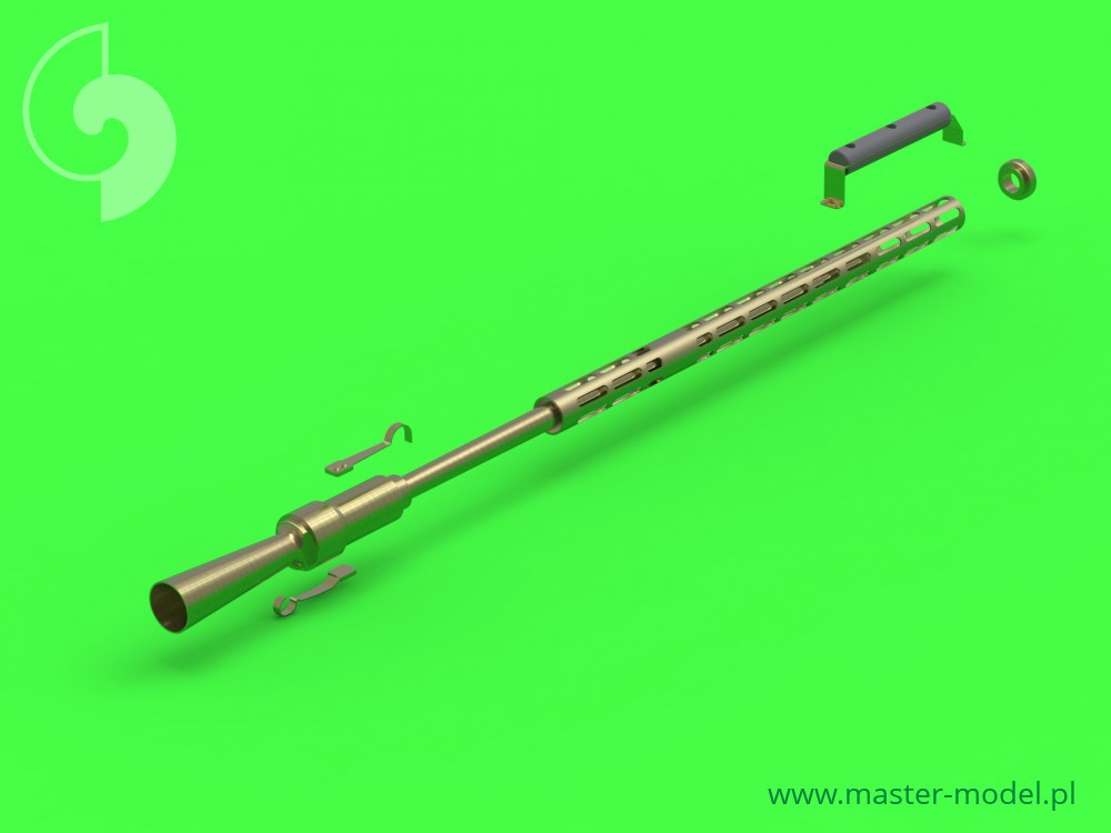 GM-35-009 КПВ - российский 14,5-мм крупнокалиберный пулемет - удлиненные прорези для охлаждения - используется в зенитных комплексах ЗПУ-1/2/4 (1 шт.)