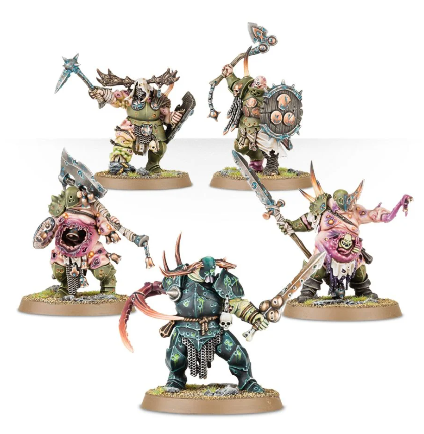 83-28GW Набор Несущие Гниль Нургла: Тлетворные Короли Порчи (Nurgle Rotobringers Putrid Blightkings (2015))