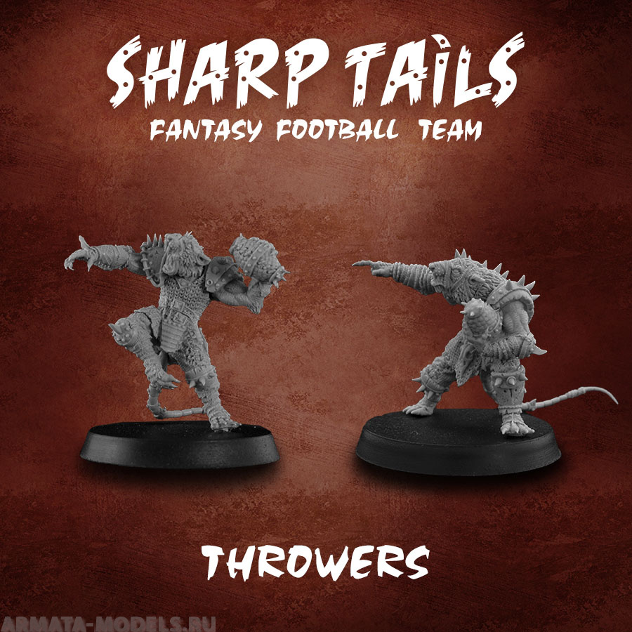 SB-RT1 Декоративная фигурка из пластика Ratman Throwers (x2) ScaleBro