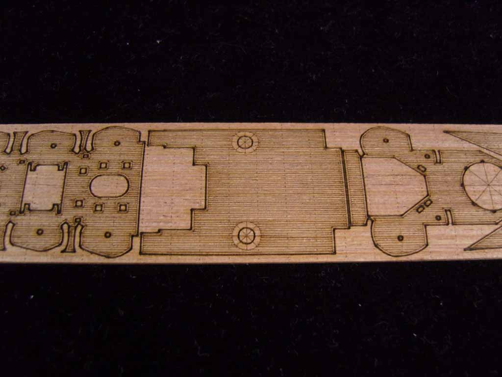 AW20074 Деревянная палуба для USS New Orleans CA-32 1942