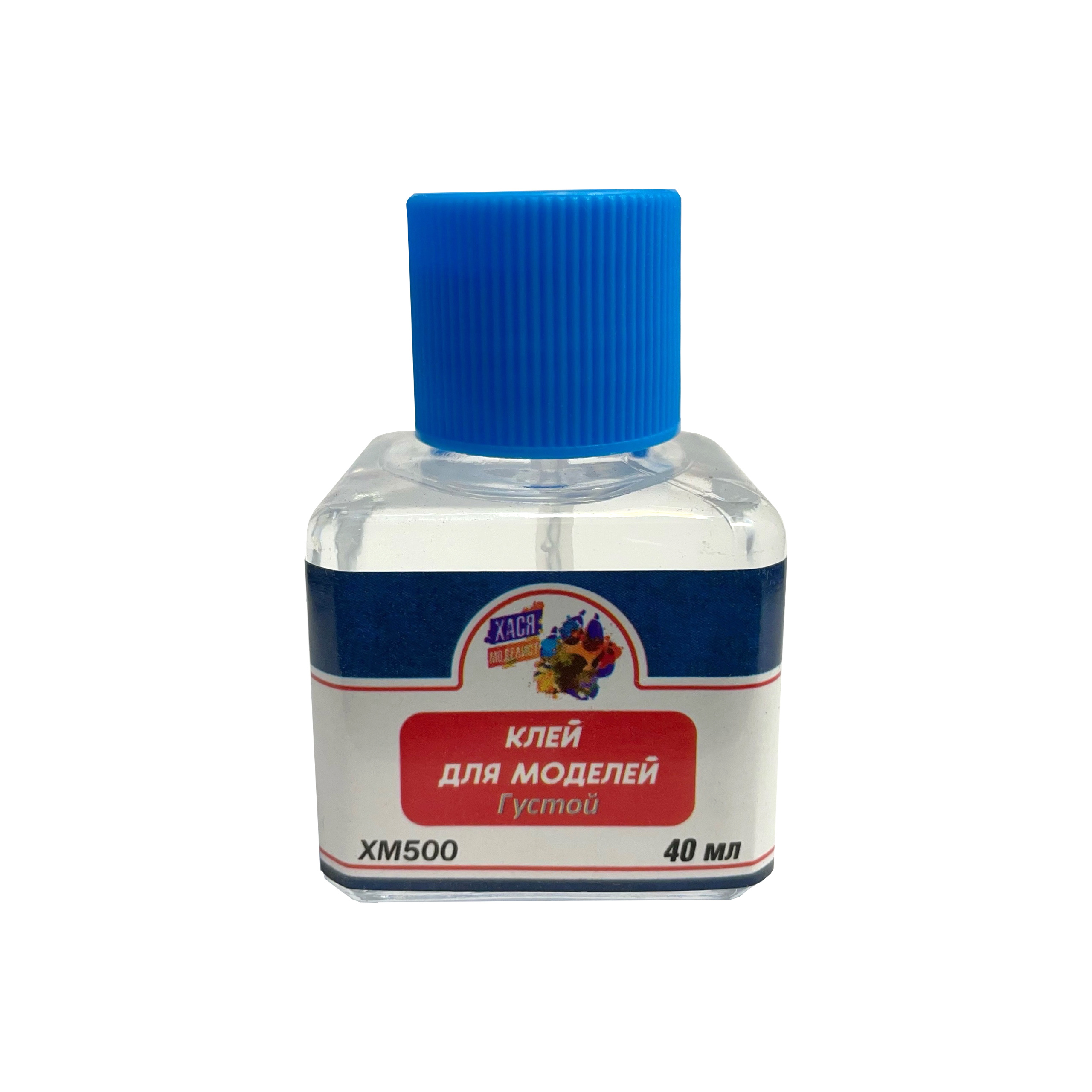 ХМ500 Клей для моделей густой, 40мл, квадратная баночка с кисточкой