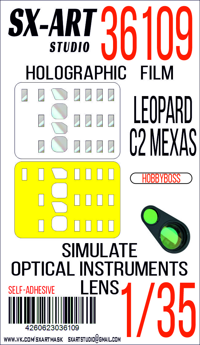 36109SX Имитация смотровых приборов Leopard C2 Mexas (Hobbyboss)