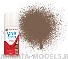 AD6029 Краска акриловая No 29 Темно-коричневый - Modellers Spray 150 ML