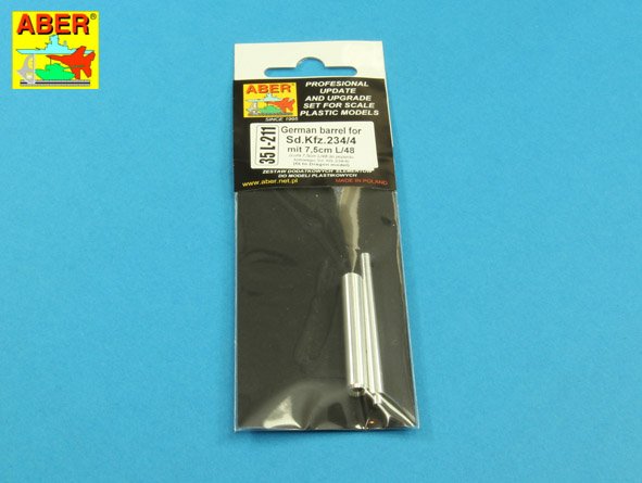 ABR-35-L-211  Дополнения для  German barrel for Sd.Kfz.234/4 mit 7,5cm L/48 для Dragon model 1/35