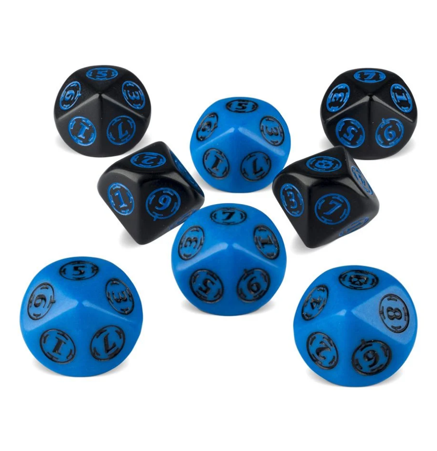 40-47GW Набор кубиков - счётчиков ранений (Warhammer 40000 Wound Trackers)