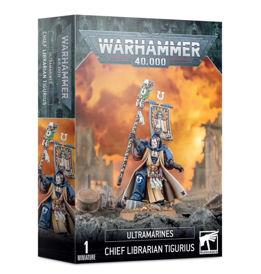 55-22GW Набор Ультрамарины. Старший Библиарий Тигурий (Ultramarines Chief Librarian Tigurius)