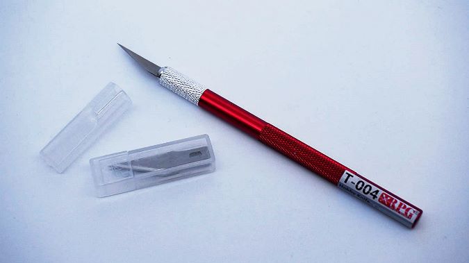 T-004RPG  Model tool - Metal penknife with 6 alloy blade set