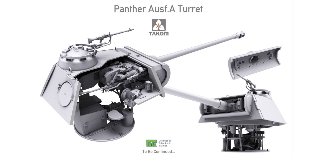 2097T Немеций средний танк WWII German Tank Sd.Kfz.171 Panther A early Takom