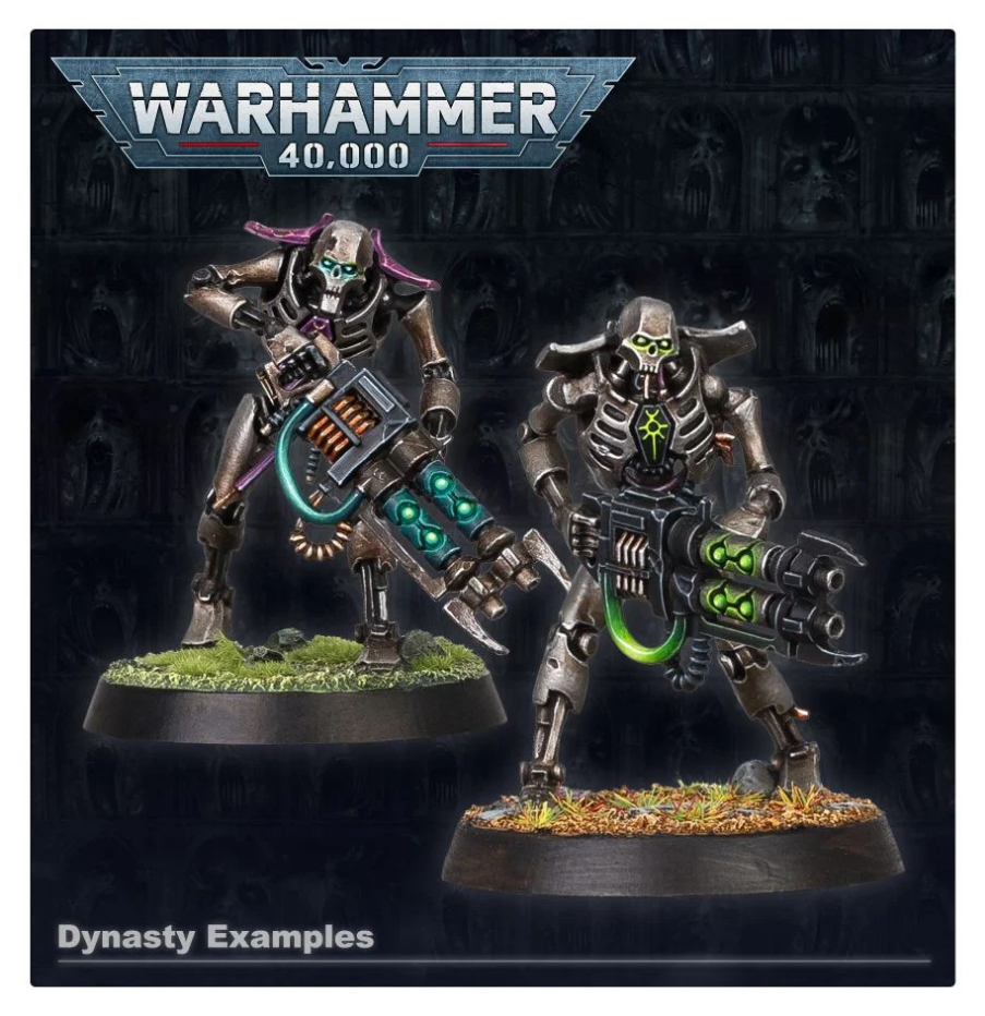 49-06GW Набор Некроны. Воины с Каноптековыми Скарабеями (Necrons. Warriors with Canoptek Scarabs)