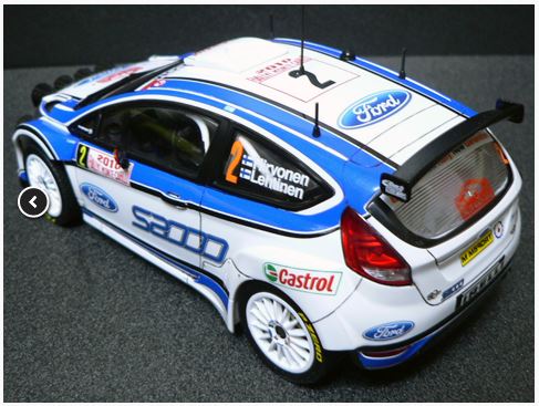 BEL002 Модель автомобиля FORD FIESTA S2000 HIRVONEN MC 2010 Belkits