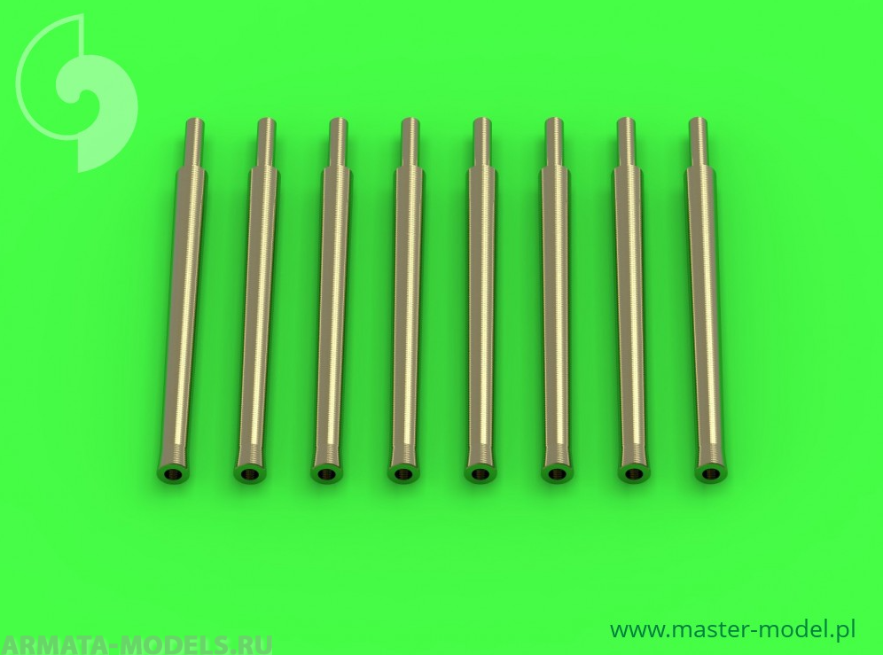 SM-350-084 Стволы IJN 12,7см / 50 (5 дюймов) 3-го года выпуска - для турелей с глушителями (8 шт.) - большинство эсминцев IJN постройки 1930-1945 гг.
