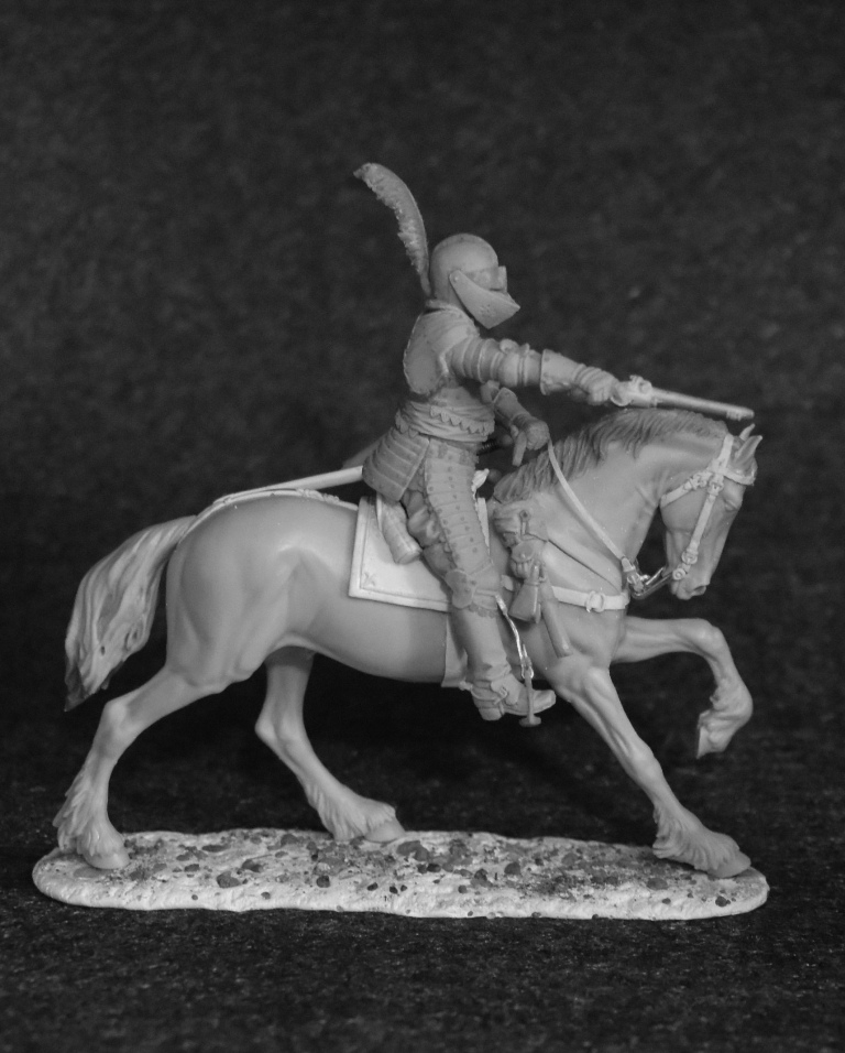 CHM-54287. Европейский кирасир, 1-я половина 17 века. Материал - смола. Chronos Miniatures