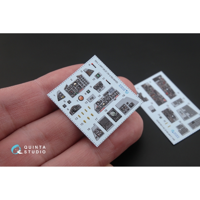 QD48159 3D Декаль интерьера кабины F-4С (для модели ZM SWS)