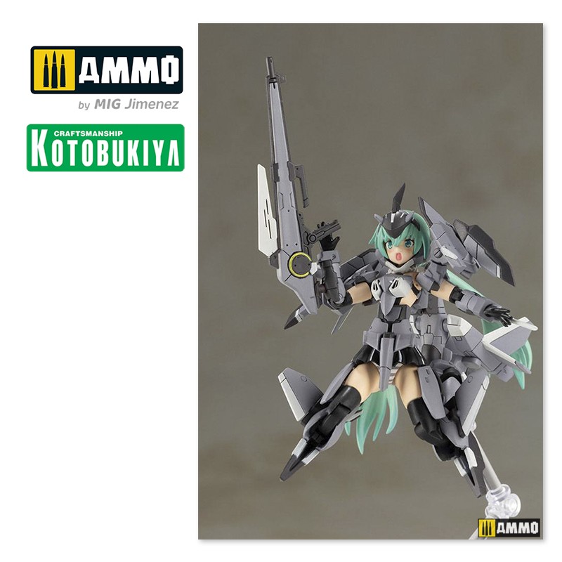 KTOFG079 Сборная модель Frame Arms Girl Plastic Model Kit Stylet XF-3 Low Vicibility Ver. KOTOBUKIYA
