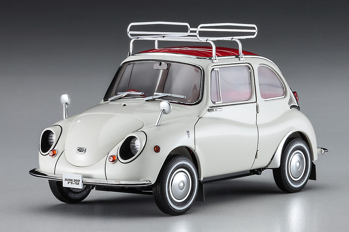 20622-Автомобиль SUBARU 360 DELUXE w/ROOF с багажником на крыше (Limited Edition) Hasegawa