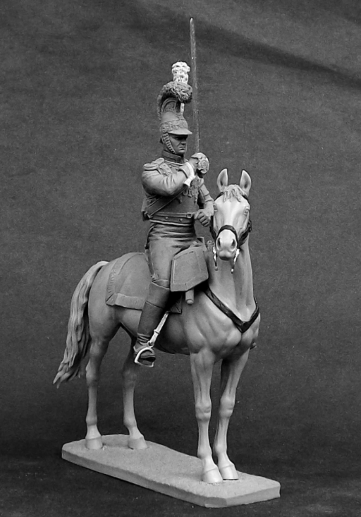 CHM-54256. Офицер саксонского кирасирского полка Фон Цастров 1810-13 гг. 54 смола. Chronos Miniatures