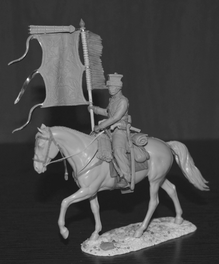 CHM-54302. Урядник Калмыцких казачьих полков, Россия 1812-14 гг. 54 мм. Материал - смола. Chronos Miniatures