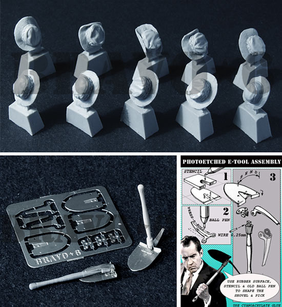 B6-35048 Миниатюра US Boonie Hats Bravo6