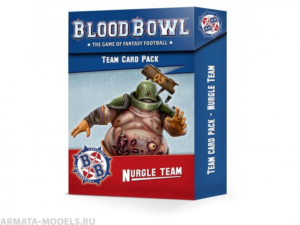 200-49GW Набор карт Кровавый Кубок. Команда Нургла (Blood Bowl: Nurgle Team Card Pack)