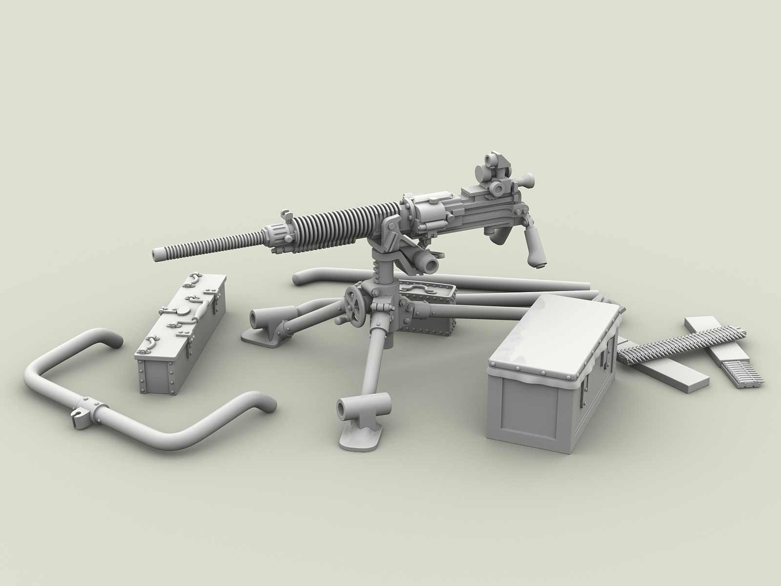 3119SOGA Японский станковый пулемёт Тип 92. SOGA Miniatures