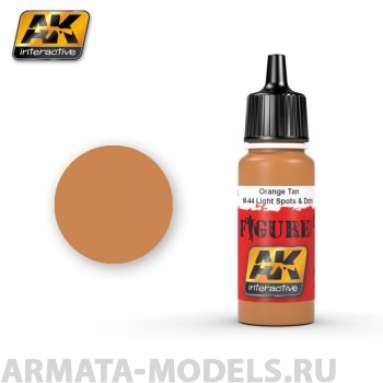 AK3022 Акриловая краска ORANGE TAN / M-44 LIGHT SPOTS & DOTS