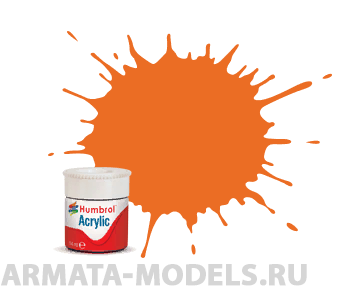 AB0018EP Краска акриловая 18 Orange Gloss - 14ml Acrylic Paint - Plus 30%
