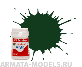 AB0003EP Краска акриловая 3 Brunswick Green Gloss -14ml Acrylic Paint - Plus 30%