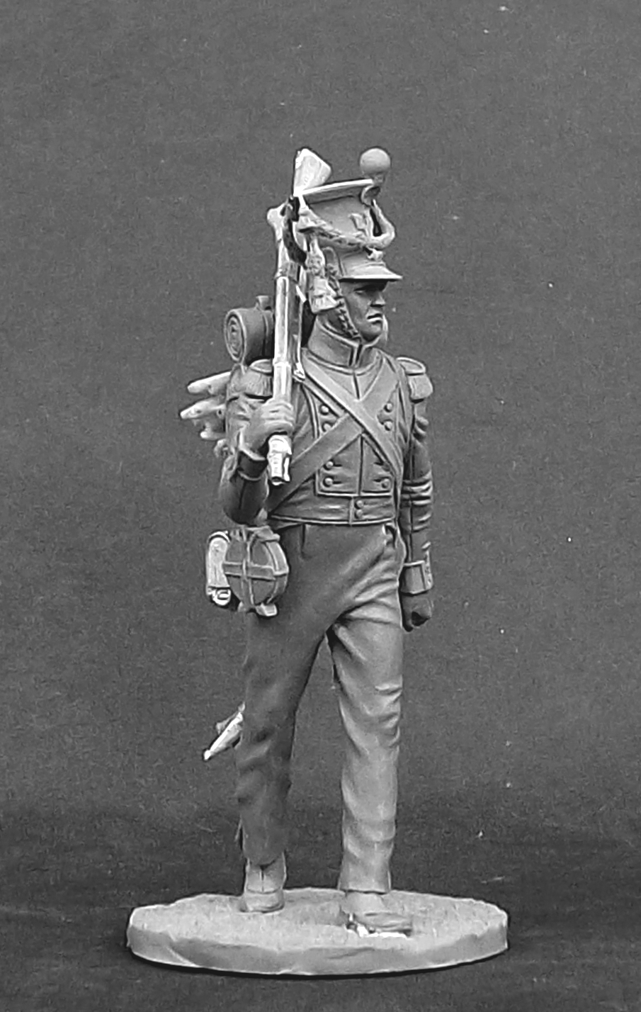CHM-54277(M). Вольтижер линейных пехотных полков, Герцогство Варшавское, 1810-14 гг. 54 мм. Материал - белый металл. Chronos Miniatures