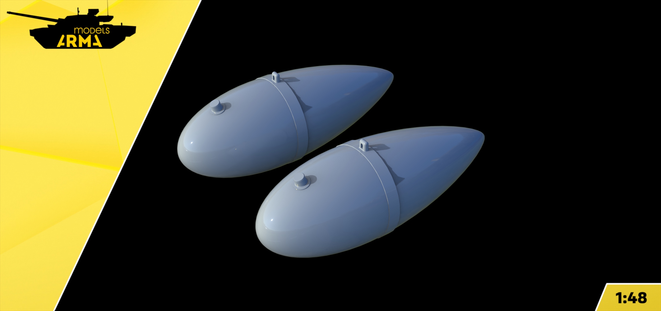 AM48317 Подвесные баки для Лагг-3 2 шт. Arma Models