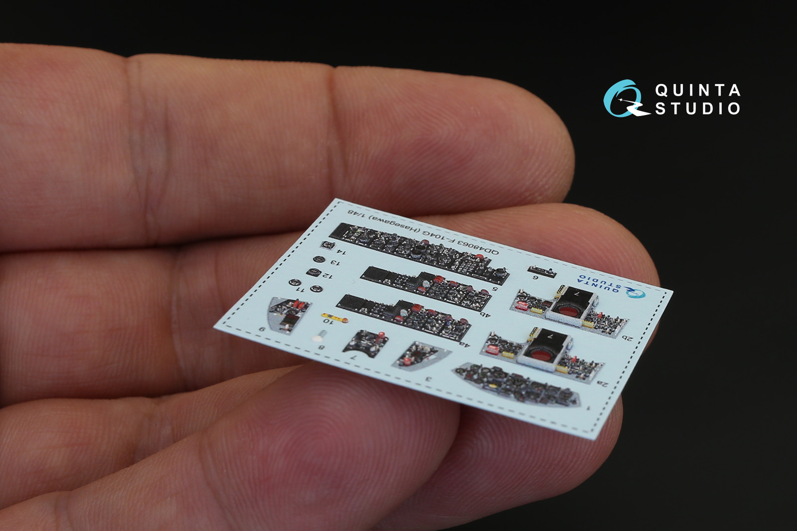 QD48063 1/48 3D Декаль интерьера кабины F-104G (для модели Hasegawa)