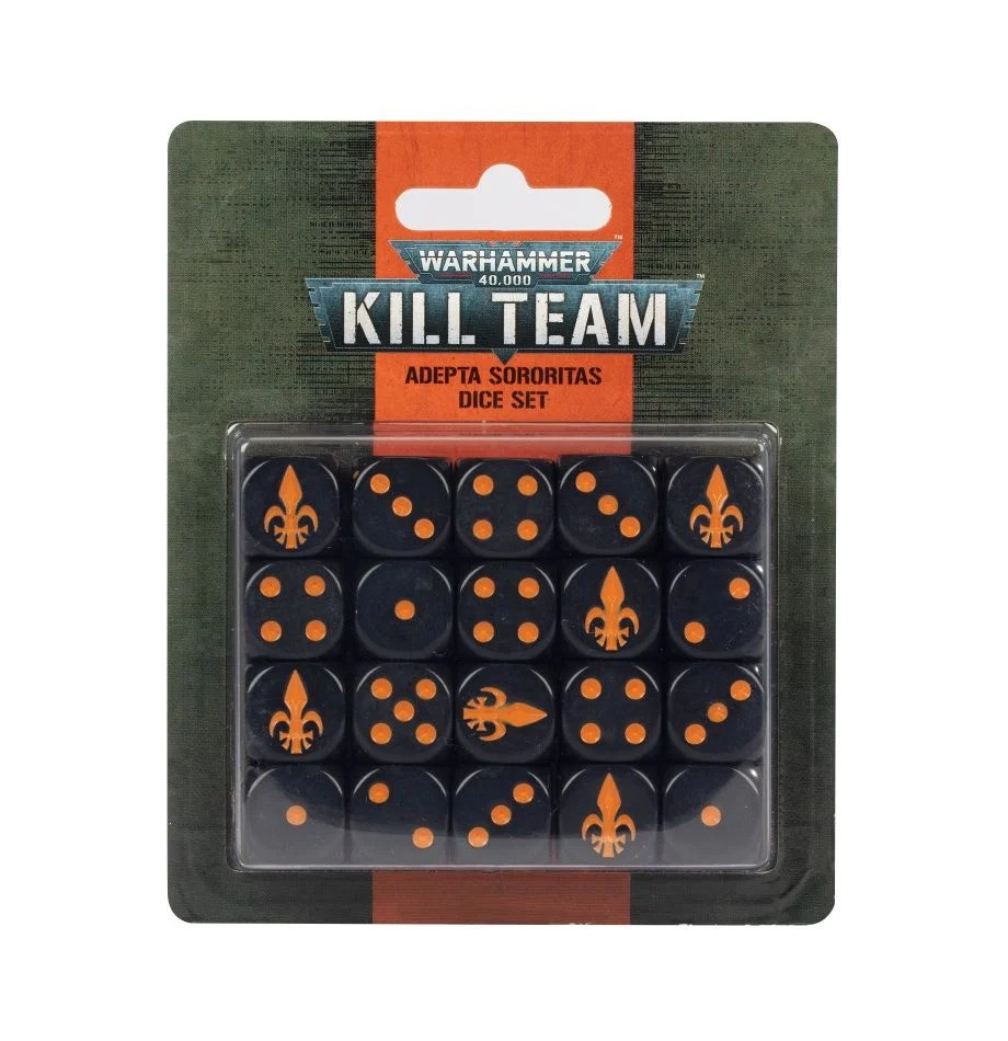 102-89GW Набор кубиков Килл Тим. Адепта Сороритас (Kill Team Adepta Sororitas Dice Set)