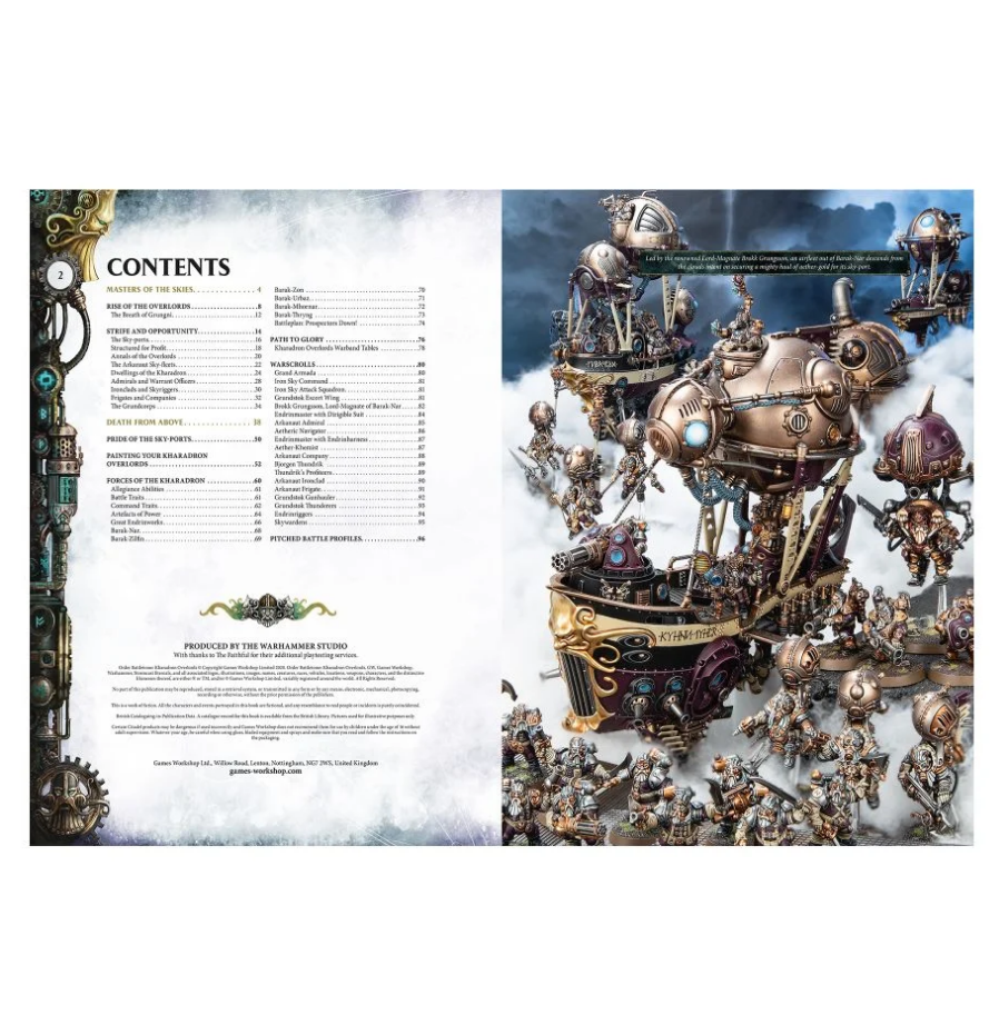 84-02GW Боевой Том. Владыки Харадрона (англ.) (Battletome: Kharadron Overlords (HB, Eng))