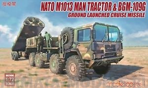 UA72096 Nato M1001 MAN Tractor & BGM-109G Ground Launched Cruise Missile Modelcollect
