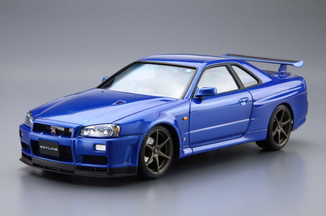 05858 Nissan Skyline GT-R R34 V-spec II '02 Aoshima
