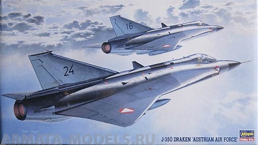 51402 J-350 Draken Austrian Air Force (HASEGAWA) 1/72