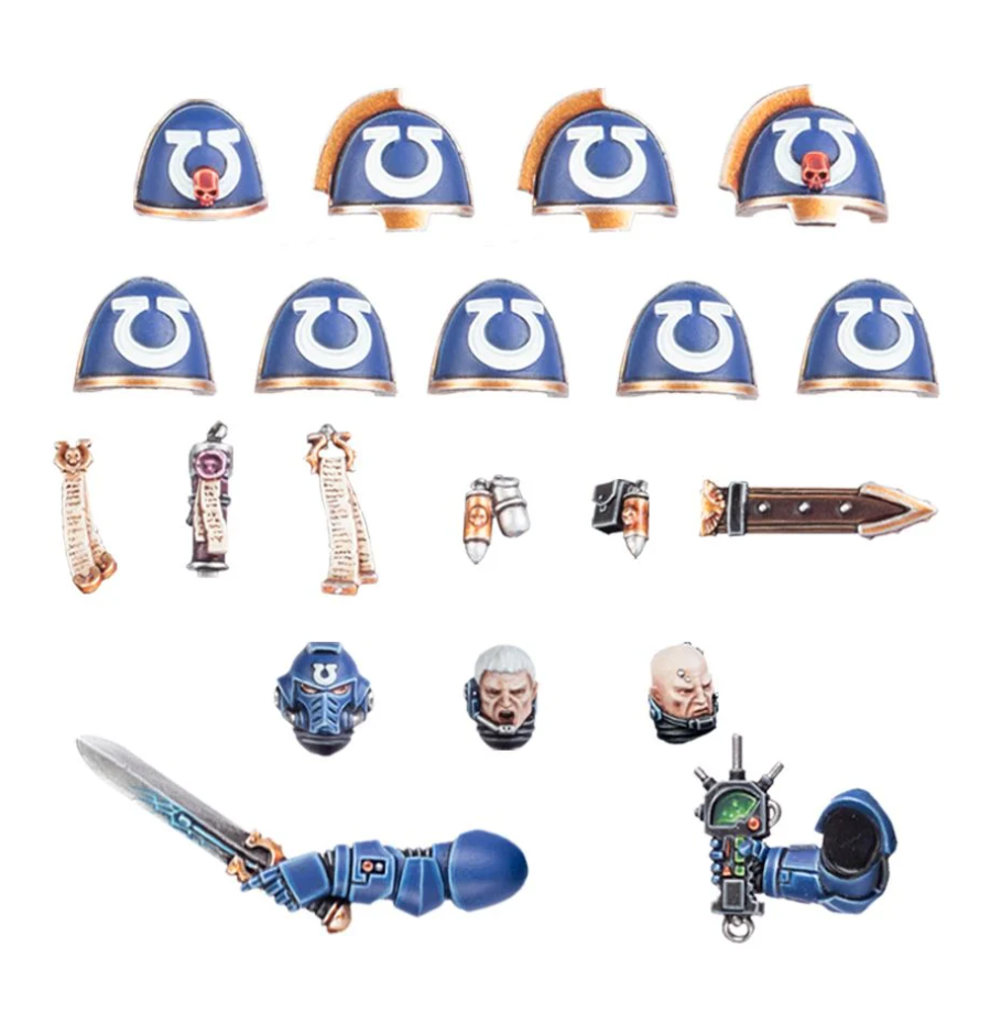 55-19GW Набор улучшений для Примарисов Ультрамаринов (Ultramarines Primaris Upgrades)