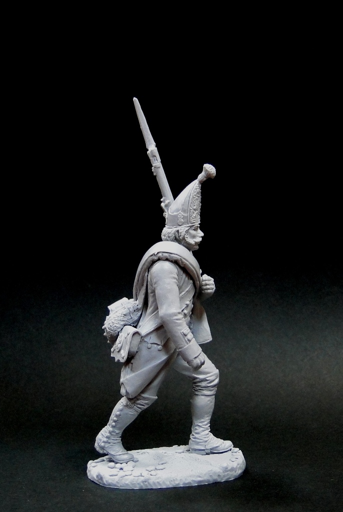 CHM-54222. Рядовой гренадерских полков и рот, Россия 1799 г. 54 мм. Материал - смола. Chronos Miniatures