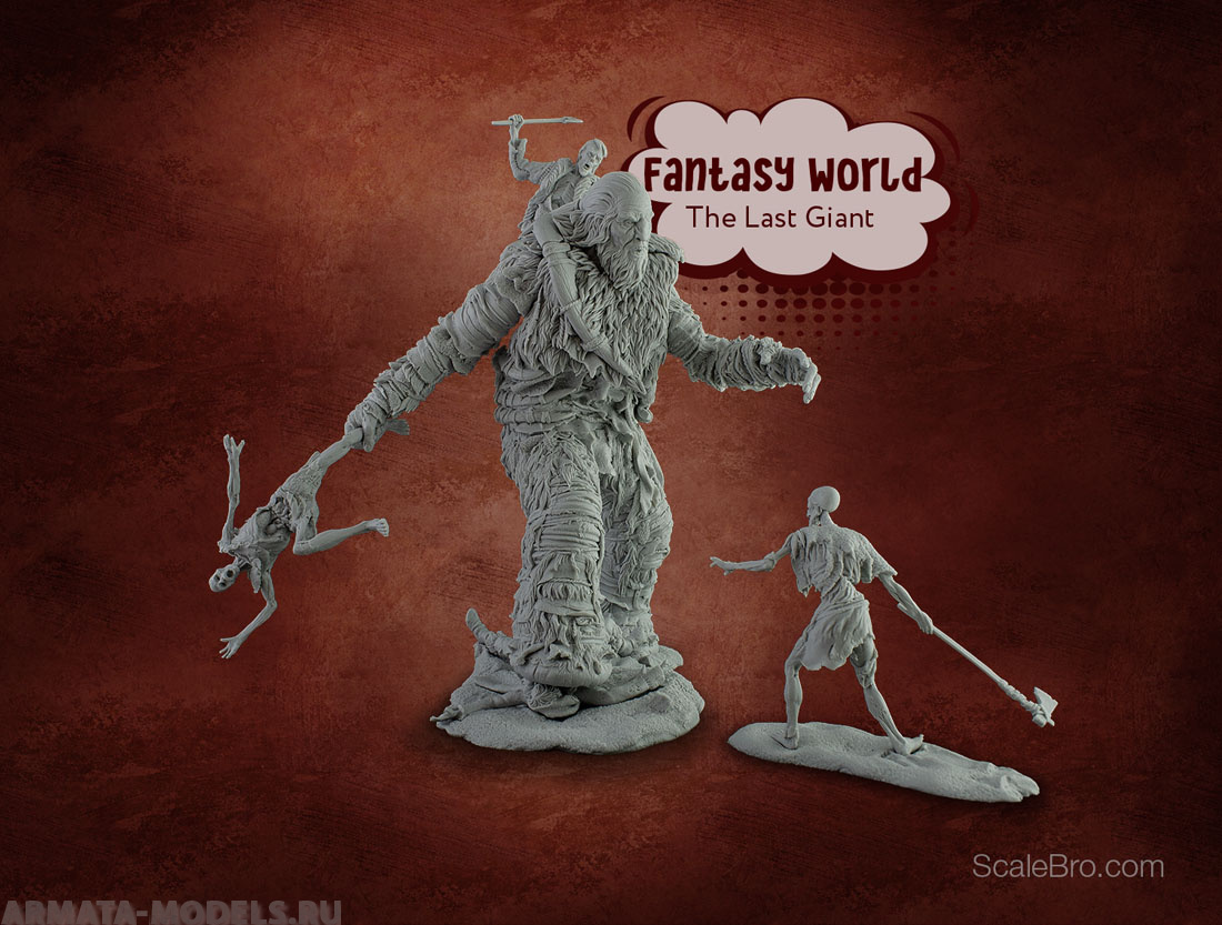 FW-003 Декоративная фигурка из смолы Last Giant 1/30 ScaleBro