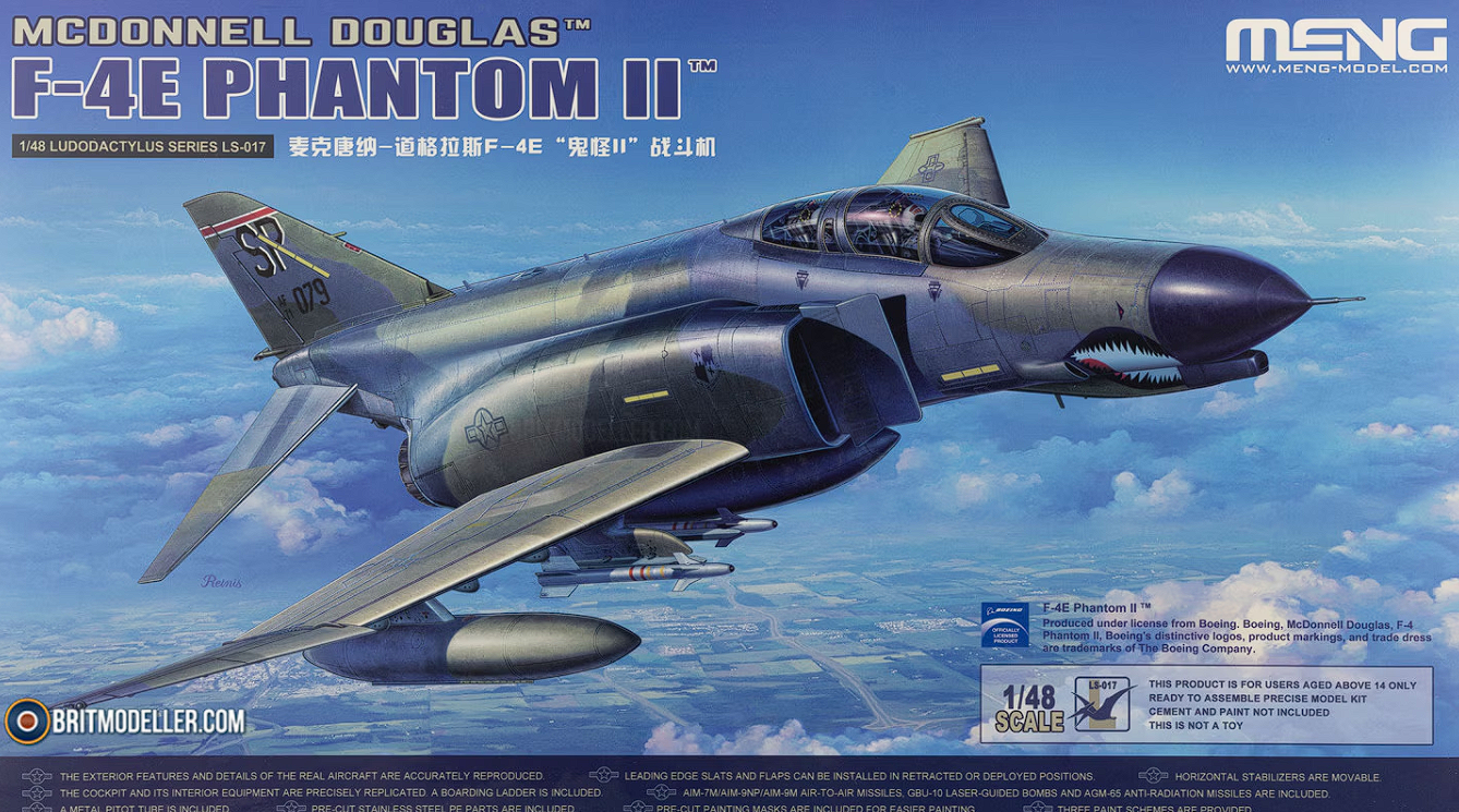 LS-017 F-4E McDonnell Douglas, Phantom II - MENG Meng