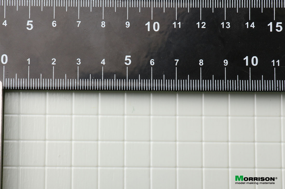 041to013 Текстура плитки для диорам  (Лист А3- 28см.х38см.). Размер одной плитки 10 мм.