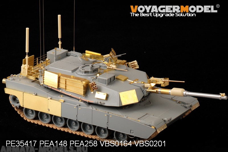 PE35417 Набор фототравления для Modern USMC  M1A1 TUSK1 Abrams Basic(For DRAGON 3535)