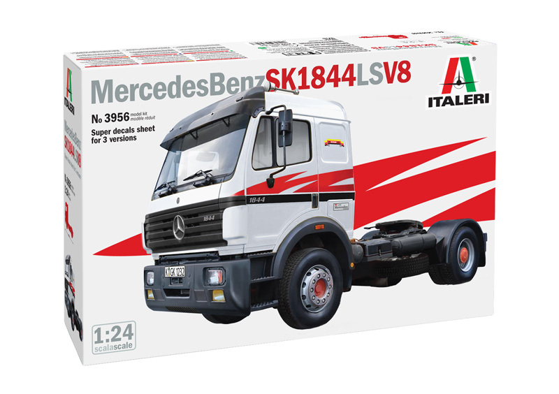 3956ИТ Грузовик M-Benz SK 1844 LS V8 (10013160/011122/3526709, ИТАЛИЯ) Italeri