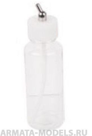 1557 Баночка с крышкой, 100 мл, трубка 60 градусов, пластиквысокая