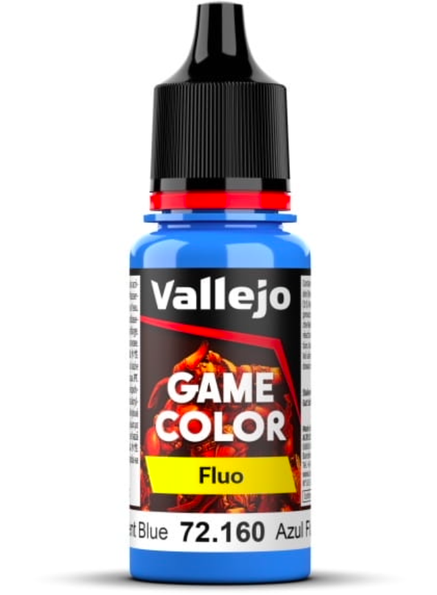 V-72160 160."Game Color" Флюоресцентный синий