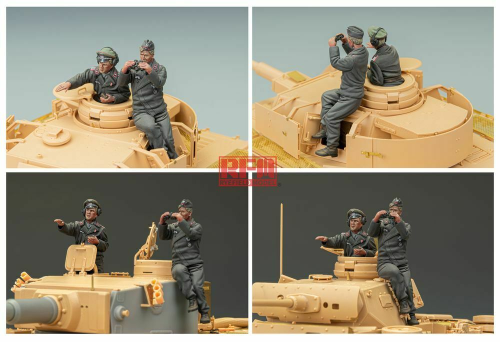 RM-2015 Observation German tank man and captain(2 resin)