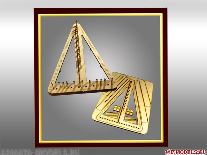 MW-RM-06 Рабочее место моделиста. Шаблон для вант