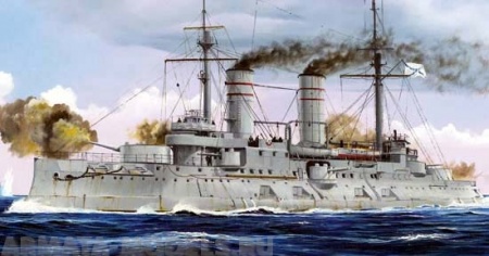 05337 Корабль  Russian Navy Tsesarevich Battleship 1917  Trumpeter